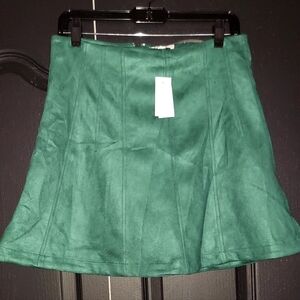 LOFT Teal A-Line Skirt